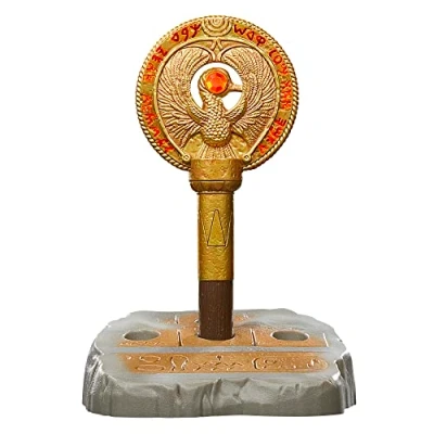 Image of Hasbro Indiana Jones and the Raiders of Lost Ark Adventure Series Staff Ra Headpiece, Light FX, Costume, F8033, Multicolor