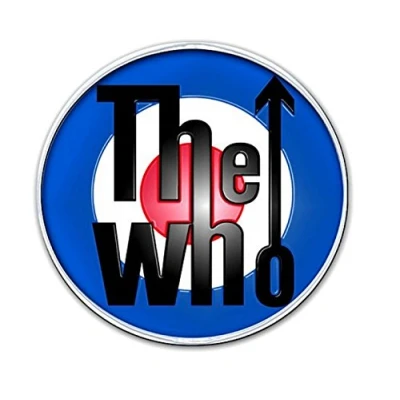 Image of The Who classic mod Target Logo Official Metal Pin badge