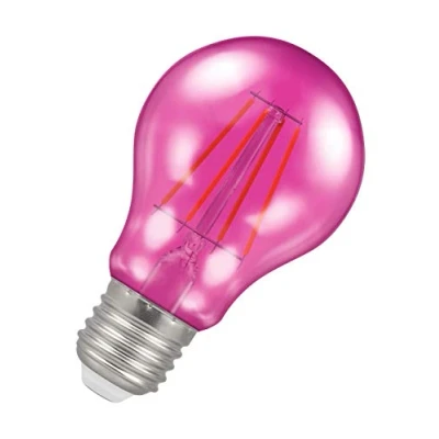 Image of Crompton LED Filament GLS 4.5W Pink ES E27