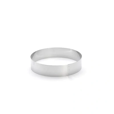 Image of De Buyer 3989.20 Round Circle 20cm x 4,5cm Stainless steel