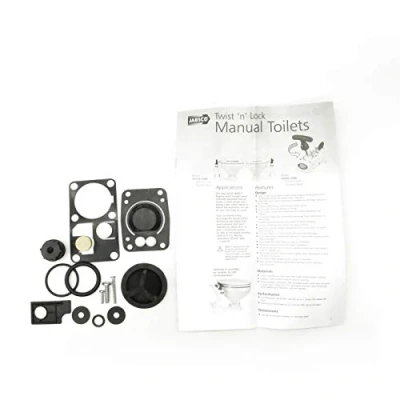 Image of Jabsco 29045 0000 Twist N Lock Marine Manual Toilet Service Kits Fits 29090 0 &amp; 29120 0, 1997 and Prior