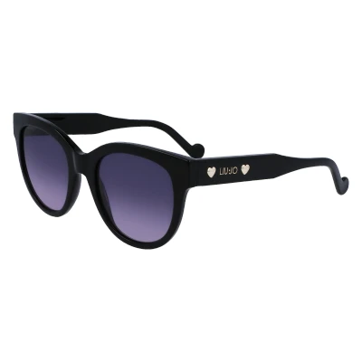 Image of LIU JO Sunglasses, Women&#039;s, Size: 52, Black
