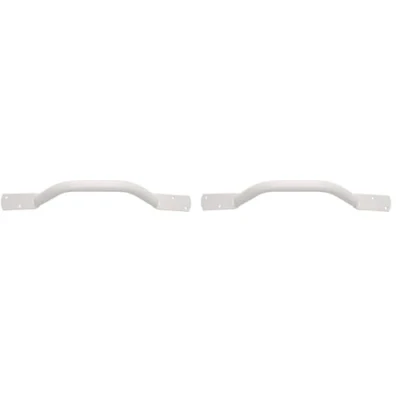 Image of HOMECRAFT Epoxy Coated Angled Steel Grab Rail, Safety Support Home Assist Handle for Bathtub, Shower, &amp; Steps, Indoor/Outdoor Use, Disabled Bar, 44.5 cm (Eligible VAT relief in the UK)