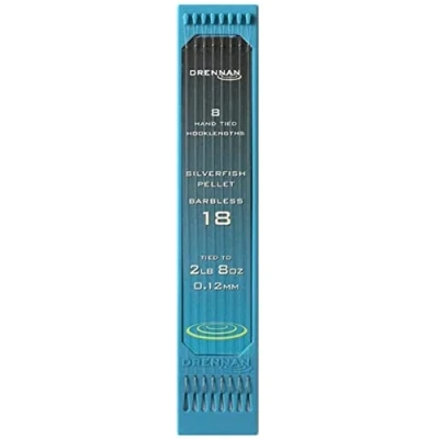 Image of Drennan Silverfish Pellet Hook Plate Barbless Qty 8 (Size 18)