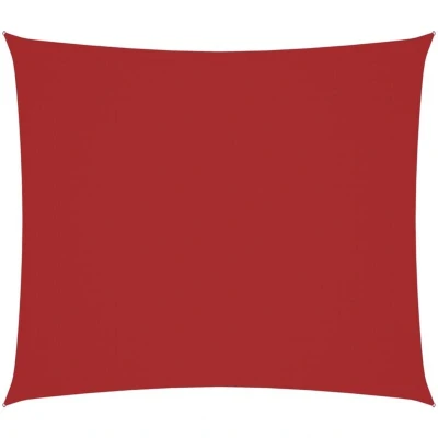 Image of vidaXL Sunshade Sail Oxford Fabric Rectangular 2x2.5 m Red