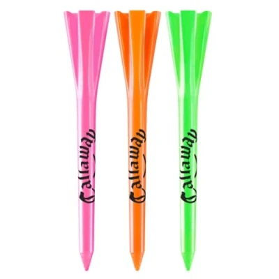 Image of Callaway Performance 2.75’’ Plastic Golf Tees, Neon Mix, 30 Pack