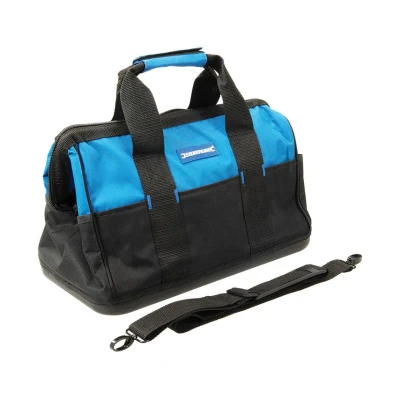 Image of Silverline Tool Bag Hard Base Wide Mouth 400 x 200 300mm