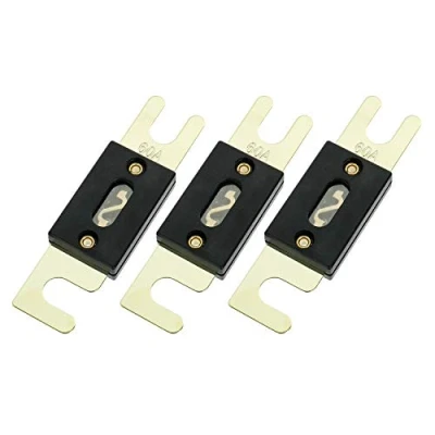 Image of BOJACK 60 Amp 32 VDC ANL Blade Fuse for car audio and video system(Pack of 3 pcs)