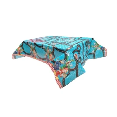 Image of ALMACENESADAN, 5161, Birthday Party Pack; Tablecloth 120x180cm; License (Mickey and Superpilots)