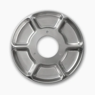 Image of Catit PIXI 6 Servings Stainless Steel Food Bowl Tray