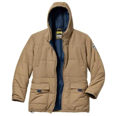 Image of ATLAS for Men Multipocket Parka Winter Jacket Warm Down Multi Pocket Hooded Coats Jackets Mens with Hood UK Sizes S 4XL