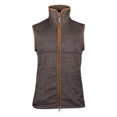 Image of JACK PYKE Melange Fleece Gilet Brown XXX Large