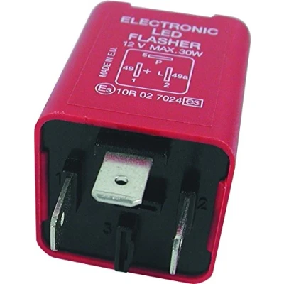 Image of Tecniks FL13 12 V 3 Pin Square Flasher and Hazard Fuse