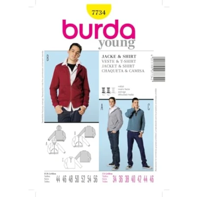 Image of Jacket / Shirt, Burda 7734