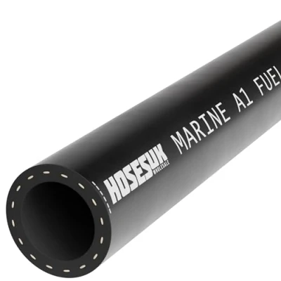 Image of 8mm Rubber Marine Fuel &amp; Oil Diesel Exhaust Hose ISO7840 1 Metre