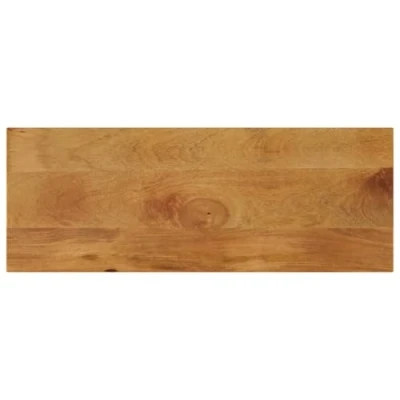 Image of vidaXL Table Top Replacement Dining Rectangular 70 x 30 2.5 cm Solid Mango Wood Oak Finish Rustic