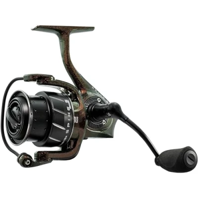 Image of Abu Garcia Spinning Reel, SPIKE S Reels, Predator Fishing, Fresh water Angler, Perch, Pike, Zander, Black, 6.2:1 Gear Ratio, Robust &amp; Lightweight, 7+1 Bearing Count, 3000SH