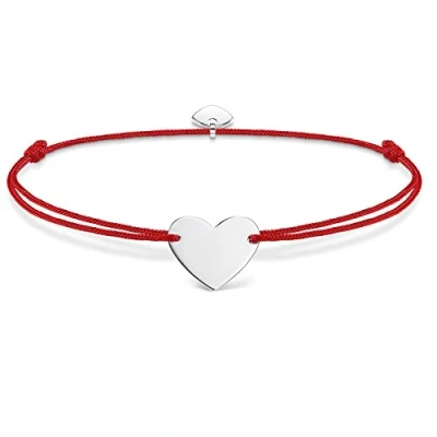 Image of Thomas Sabo Women Bracelet Heart Little Secrets 925 Sterling Silver LS006 173 10 L20v