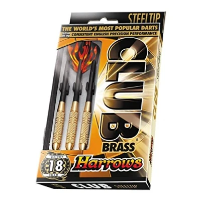 Image of HARROWS Club Brass Steel Tip Darts, 27g
