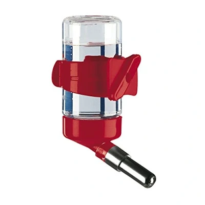 Image of Ferplast Small Animal Drinking Bottle, Hamster Water Mice Rodent Cage Hanging System, Assorted Colours, DRINKY 75 cc.