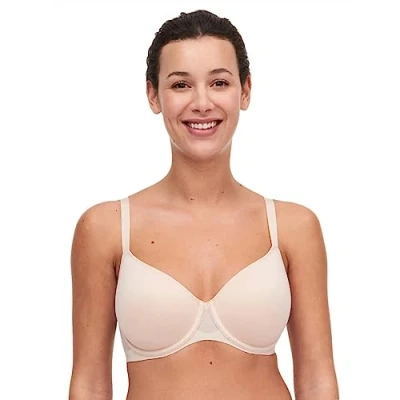 Image of Chantelle Women&#039;s Pure Light 3/4 Spacer Bra, Nude Blush, 32DD