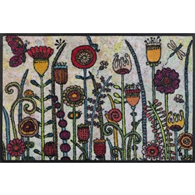 Image of Wash+Dry Doormat, Polyamide Back: Nitrile Rubber, Multicoloured, 50 x 75 cm