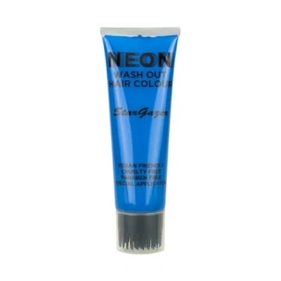 Image of Stargazer Neon UV Reactive Wash Out Hair Colour, Super Vibrant Blue