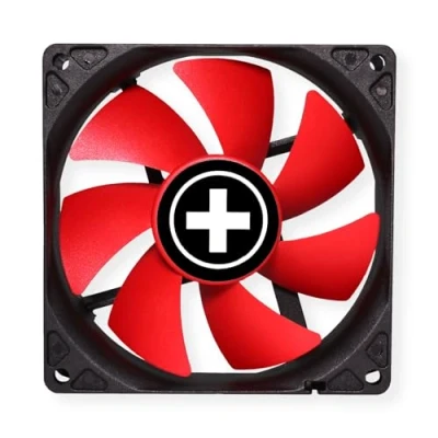 Image of Xilence XPF92.R 92mm Case Fan, 3PIN+4PIN, Red/Black