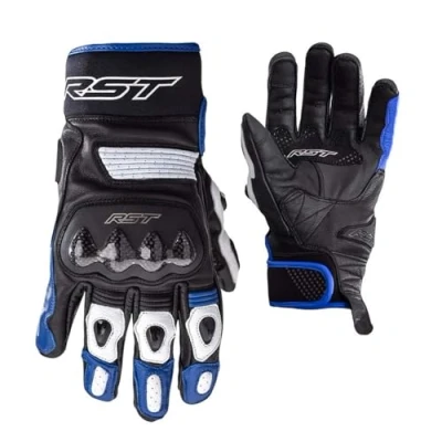 Image of RST Freestyle 2 CE Mens Blue Motorcycle Glove L