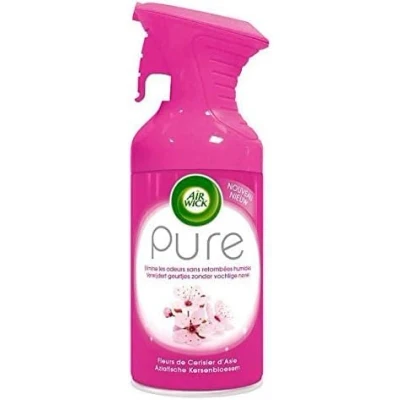 Image of Airwick Pure Air Freshener Spray 250ml Cherry Blossom Neutralises (Pack of 3)