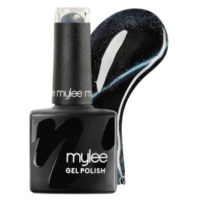 Image of Mylee Cat Eye Gel Nail Polish 8ml [Quartz] Magnetic, Glitter, Holographic, UV/LED Art Manicure Pedicure, Professional, Salon &amp; Home Use, Long Lasting Easy to Apply, Vegan Cruelty Free
