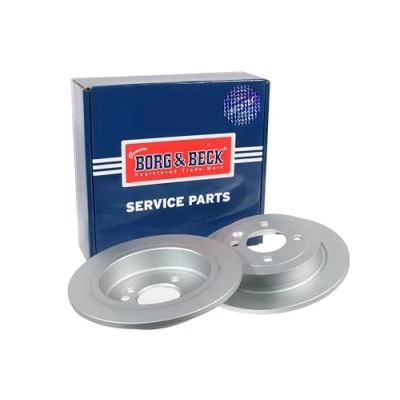 Image of Borg &amp; Beck BBD4257 Brake Disc Pair (Rear): BMW Mini one 00