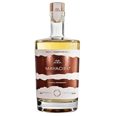 Image of MAYACIEL Tequila Reposado Matured to perfection in Caribbean Rum Barrels Perfect for sipping 100% Agave &amp; Natural IWSC Gold Outstanding Crispy Agave, Caramel Vanilla 50cl