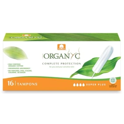 Image of Organyc Digital Tampons Super Plus 16 units