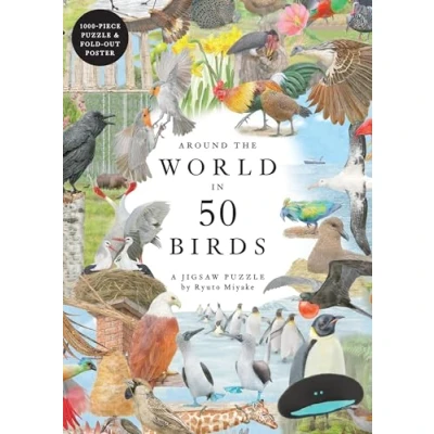 Image of Laurence King Publishing: Around the World in 50 Birds: 1000 piece Jigsaw Puzzle