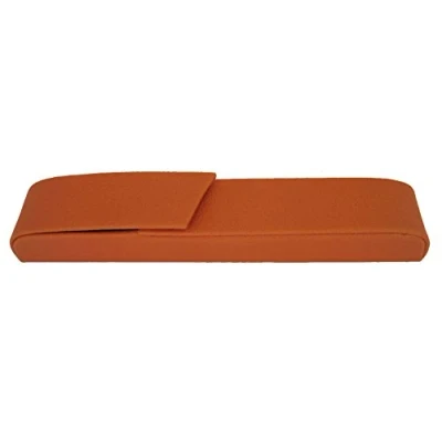 Image of Alassio Rivoli 2654 Writing Instrument Case Imitation Leather Orange Approx. 15.5 x 2.5 2 cm