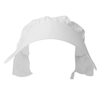 Image of Fancy Dress Costume Victorian Childs White Bonnet Hat