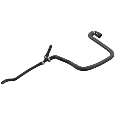 Image of 17127542540 Radiator Hose FEBI BILSTEIN 103272 EPDM (ethylene propylene diene Monomer (M class) rubber) with quick couplers BMW: 6 Coupe, 5 Saloon