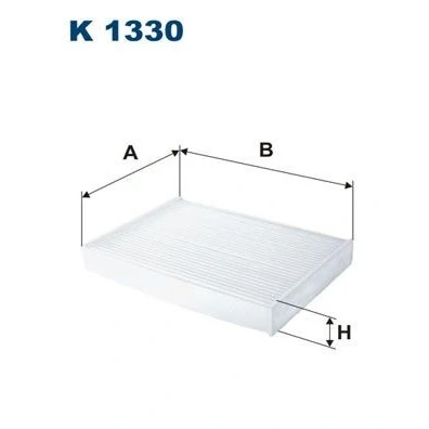 Image of 272774BA0A Pollen Filter FILTRON K 1330 Particulate 179mm 250mm 35mm NISSAN: X Trail, RENAULT: Koleos 2, Zoe, DACIA: LOGAN MCV 2