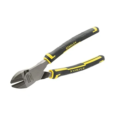 Image of Stanley 089859 190mm Fat Max Diagonal Cuttting Plier, Black/Yellow