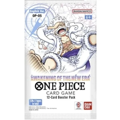 Image of BANDAI One Piece Card Game: Awakening of the New Era Single Booster Pack (12 Cards) (OP 05 English) Trading Game