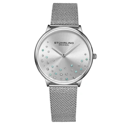 Image of Stührling Womens Silver Symphony Quartz 38mm One Size