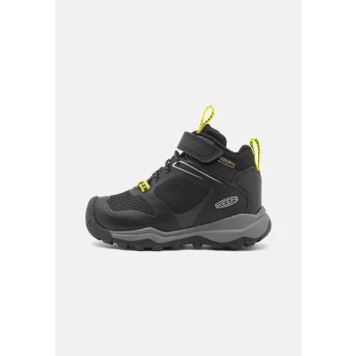 Image of Keen Wanduro MID WP Children Unisex Hiking shoes for kids, Size: 7k, Black Synthetics/textile