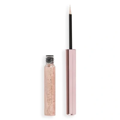 Image of Makeup Revolution, Super Flick Liquid Eyeliner, Highly Pigmented, Rose Gold, 2.4 ml
