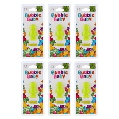 Image of BUBBLEBABY Mint Fragranced 3D/Vent Clip Car Vent Air Freshener And Odour Eliminator (Pack of 6)