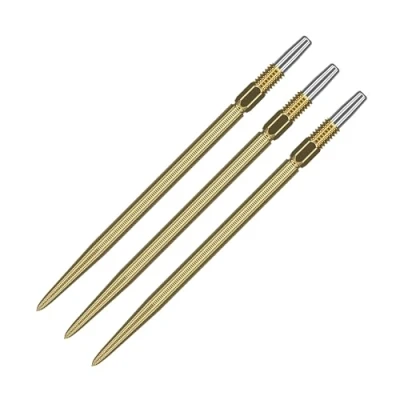 Image of TARGET Darts Swiss Points, Nano Point Dart Tips (3 Pack Set of Tips) 26MM, Gold Change Professional Accessories