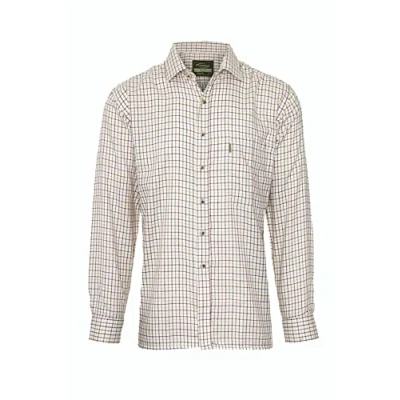 Image of Champion Tattersall Country Casual Style Long Sleeved Shirt Red L