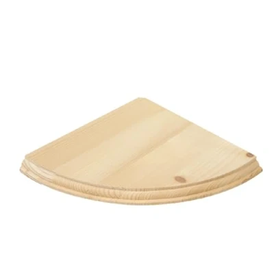 Image of Anika 28.5cm x Pine Wood Corner Shelf
