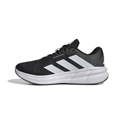 Image of adidas Performance Questar 3 Neutral running shoes, Men&#039;s, Size: 6, Core black/footwear white/carbon Textile/synthetics