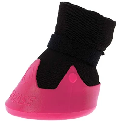 Image of Kerbl Tubbease Horse Hoof Treatment Shoe, Injury Jet Blight, Pink, S